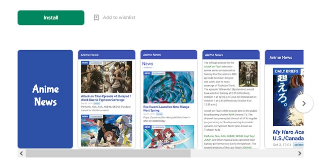 Anime News App