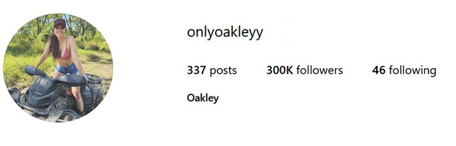 Oakley Rae Instagram