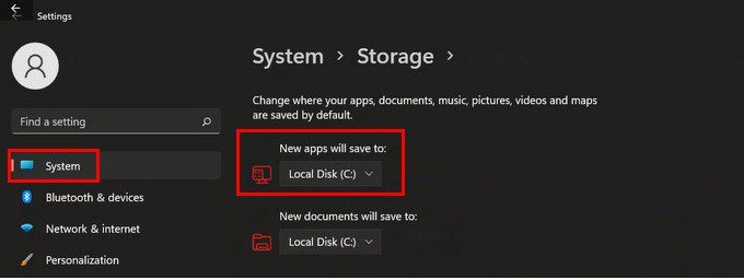 Change the Windows Store Download Location