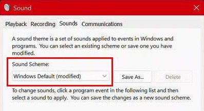 Disabling Windows 11 System Sounds