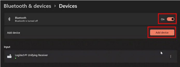 Windows 11 Bluetooth Settings