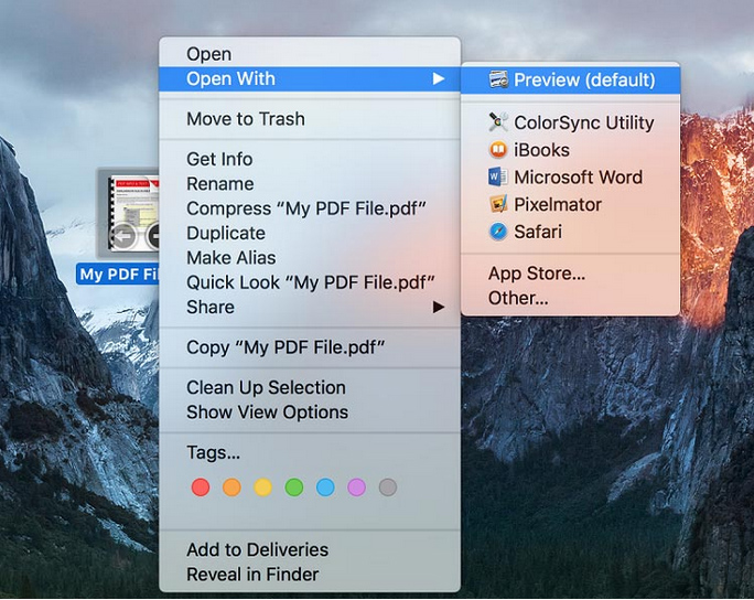Convert PDF to Word on Mac Using Preview