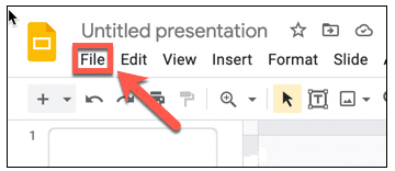 print Google Slides