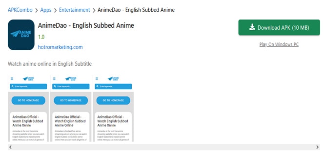 AnimeDao App
