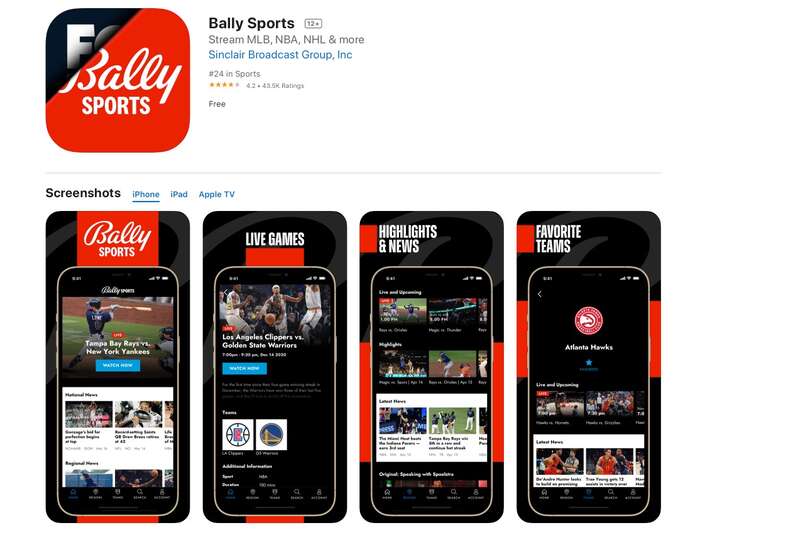 Bally Sport App