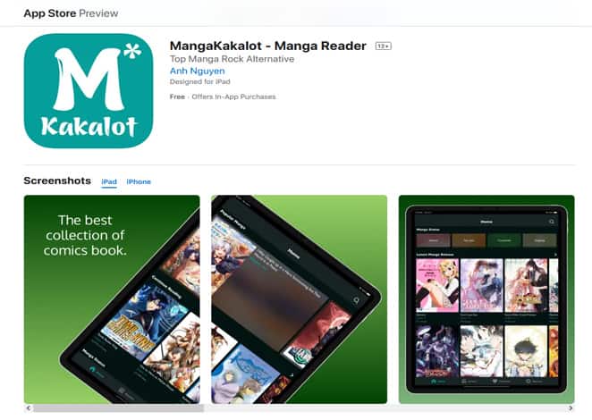 MangaKakalot App iOS