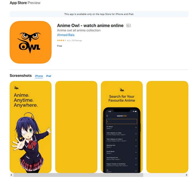 AnimeOwl App