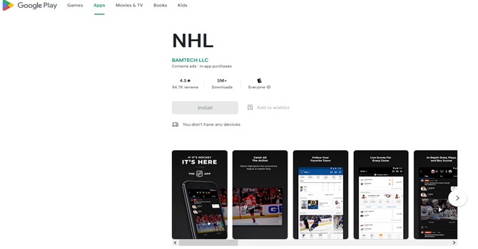 NHL66 App