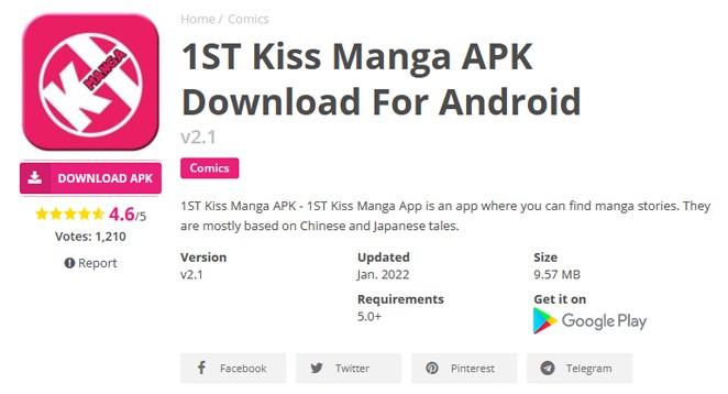 1stkissmanga app download