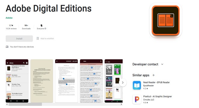 Adobe Digital Editions