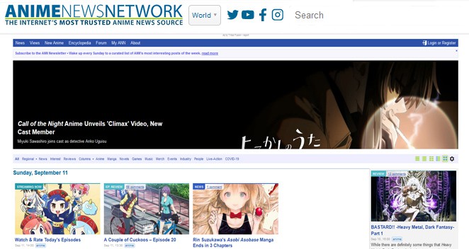 Anime News Network com