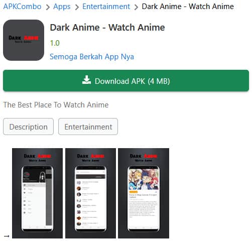 DarkAnime App Apk