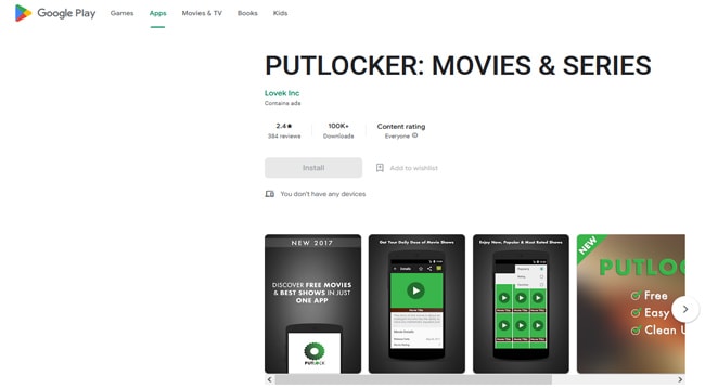 PutLocker App