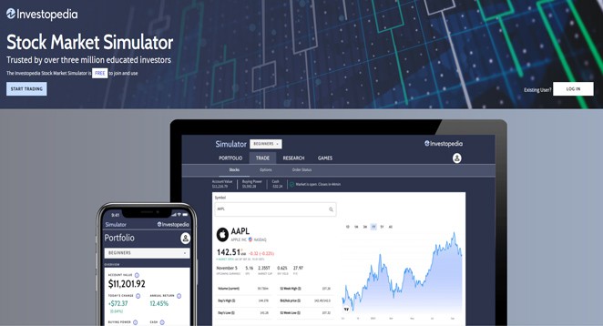 Investopedia Stock Market Simulator