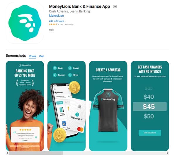 MoneyLion App for Bank & Finance