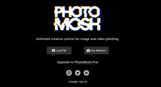 Photomosh com