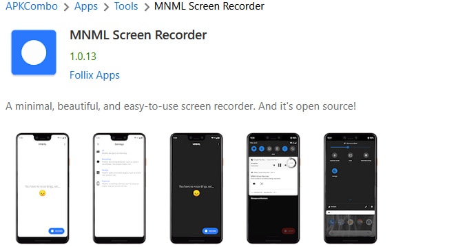 MNML Screen Recorder