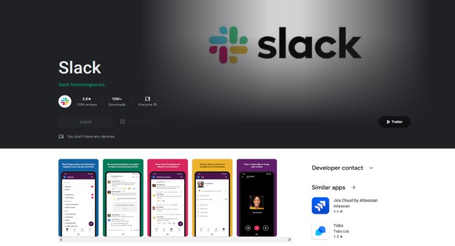 Slack App For Android