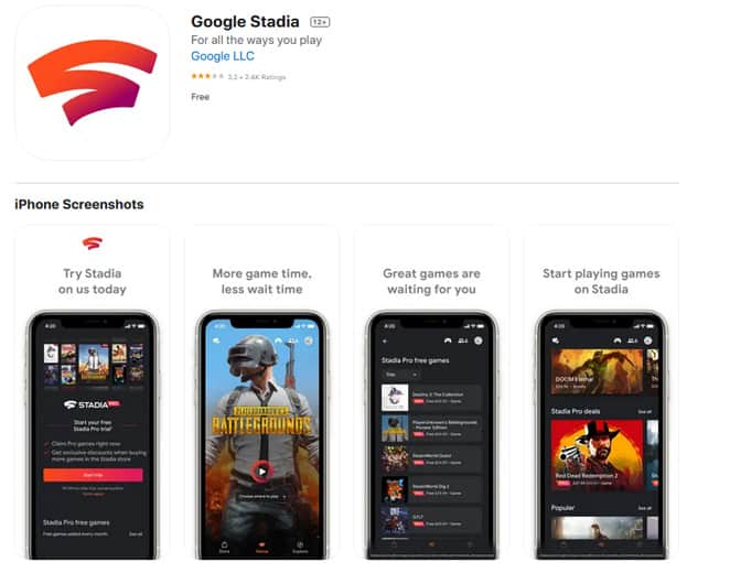 Google Stadia App