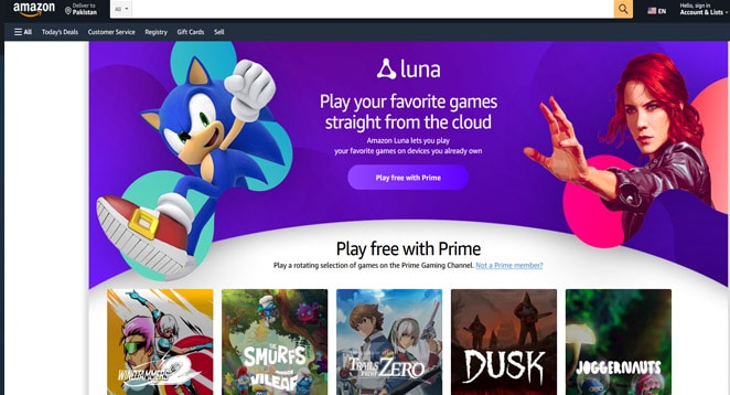 amazon luna cloud gaming service