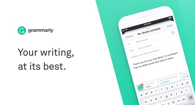 Grammarly AI Writing Assistant Software