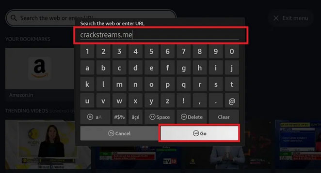 watch CrackStreams on your FireStick