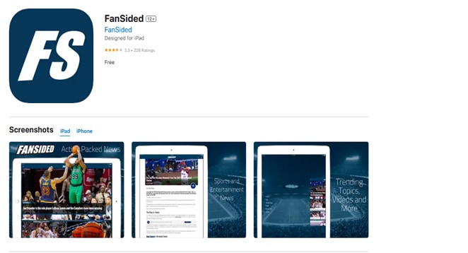 FanSided App for iOS