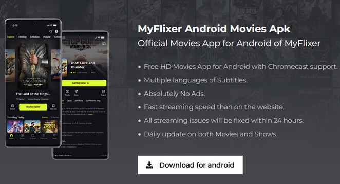 MyFlixer Android Movies Apk