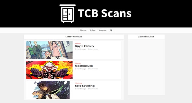 Tcbscans website