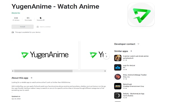 YugenAnime App