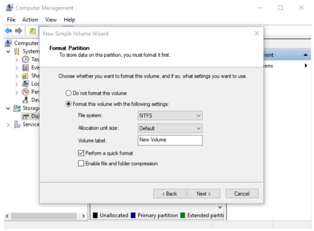 Format Partition