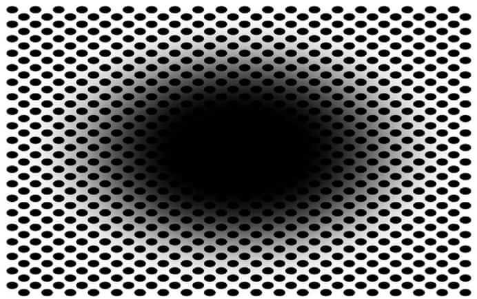 Black hole optical illusion