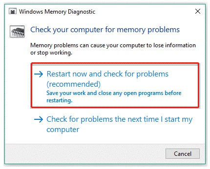 Memory Test to Fix Windows Error