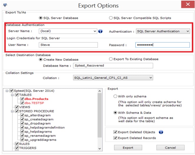 SQL Server Database or SQL Compatible Scripts