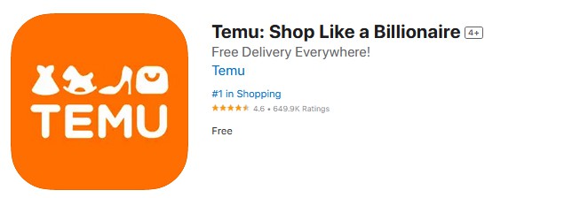 Temu Shop Like a Billionaire