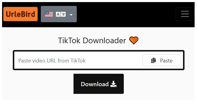 Urlebird TikTok Downloader