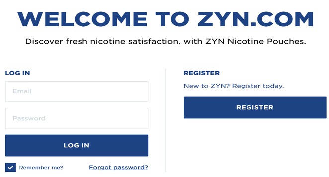 ZYN Rewards Login