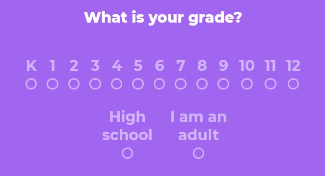 Select you grade 99math