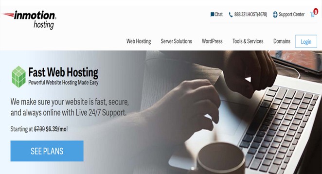InMotion eCommerce hosting providers