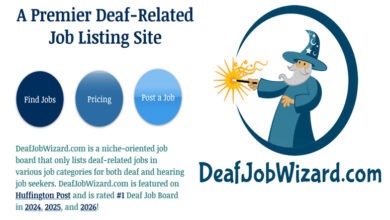 Deaf-Related Job Listing Site