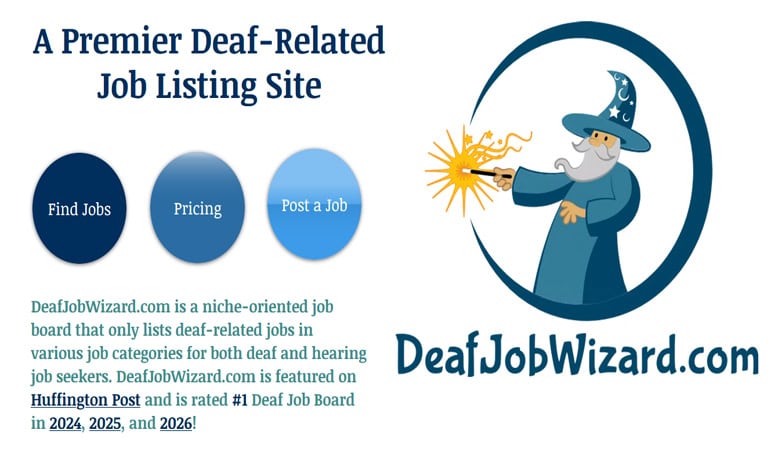 Deaf-Related Job Listing Site